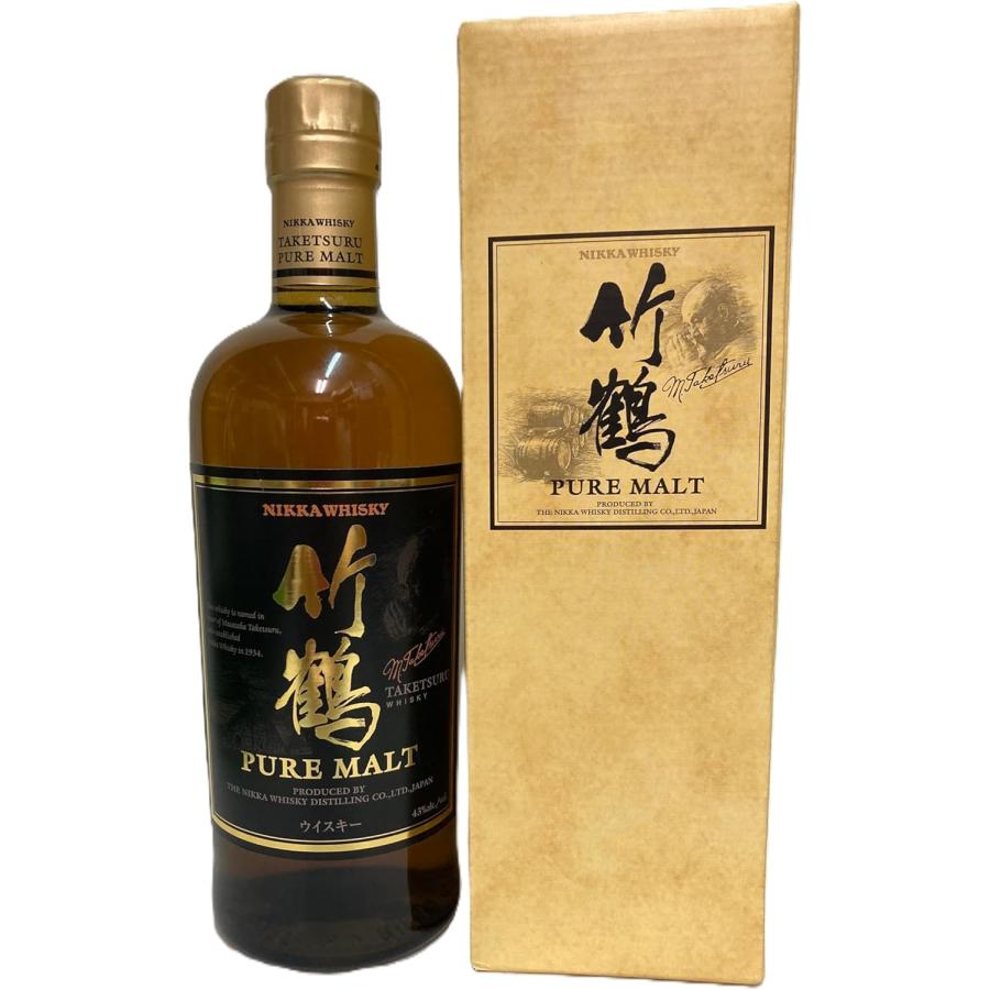 竹鶴ピュアモルト NV 700ml 旧ラベル : うぐいす屋酒店ヤフー店