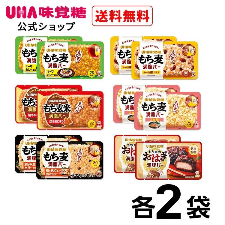 【公式】＜WEB限定＞UHA味覚糖 満腹バーフルセット 6種×各2袋  おはぎ・ほんのりしお味・キーマカレー風味・焼きおにぎり風味・ごま鮭・鯛とホタテの出汁仕立て（Yahoo!・UHA味覚糖 Yahoo!ショッピング店）