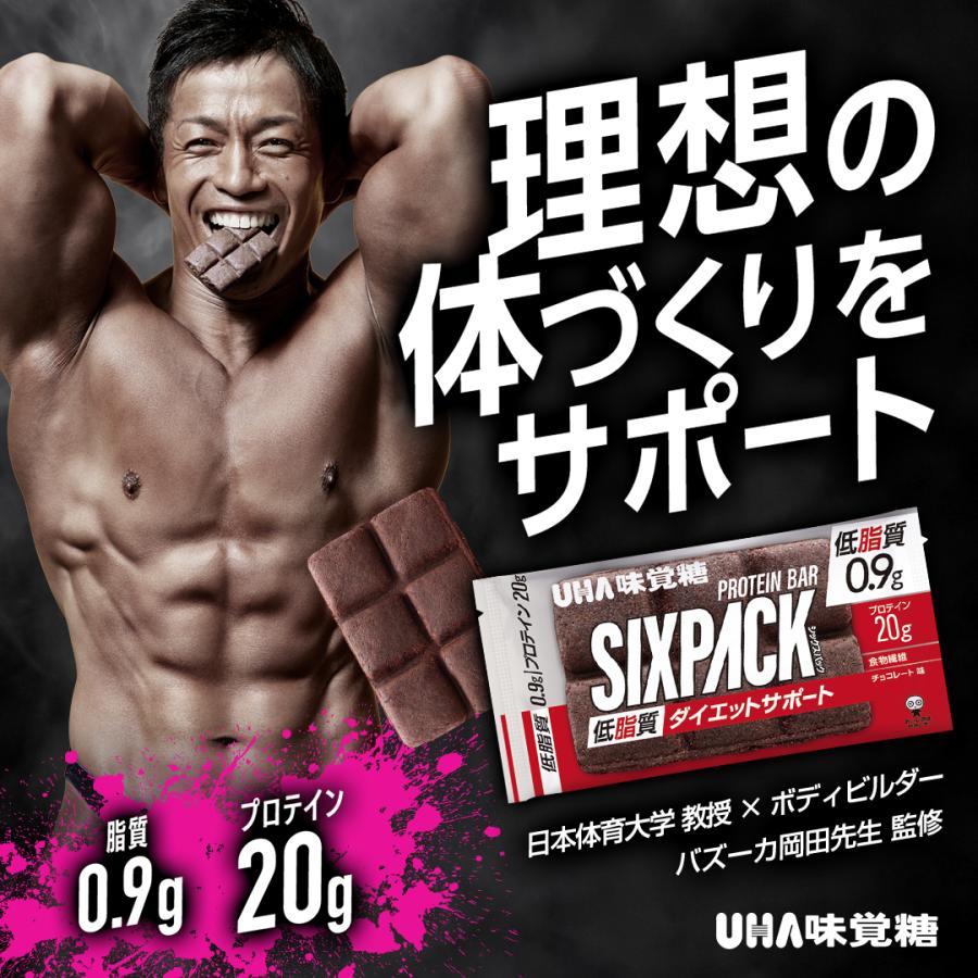 SIXPACK 【公式】UHA味覚糖 シックスパック プロテインバー