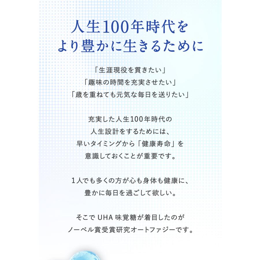 【UHA味覚糖 公式】オートファジー習慣 PLATINUM（プラチナム） 30日分 60粒 1日2粒 ウロリチンA トランスレスベラトロール コエンザイムQ10配合の画像