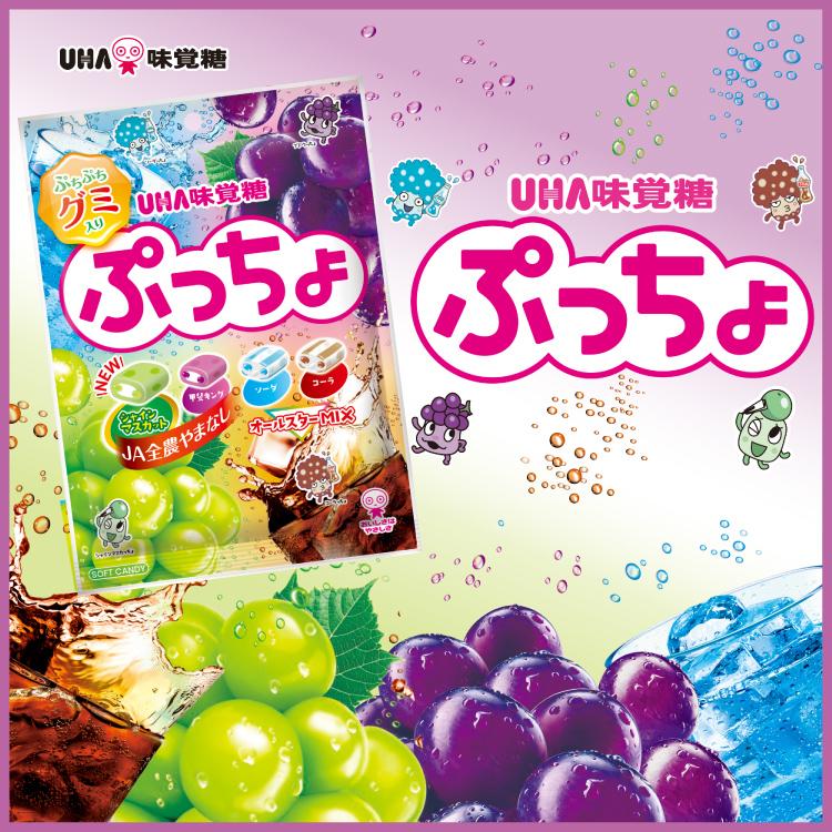 UHA味覚糖 【公式】UHA味覚糖 ぷっちょ袋 4種アソート 18袋セット