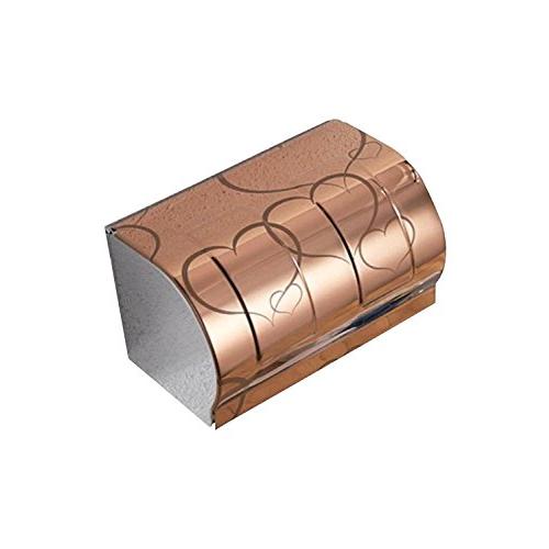 Scgeha ステンレス トイレットペーパーホルダー 柄入り 芯なしペーパー可 芯棒なし ゴールド ピンクゴールド ハートピンクゴールド Uhs By 0 通販 Yahoo ショッピング