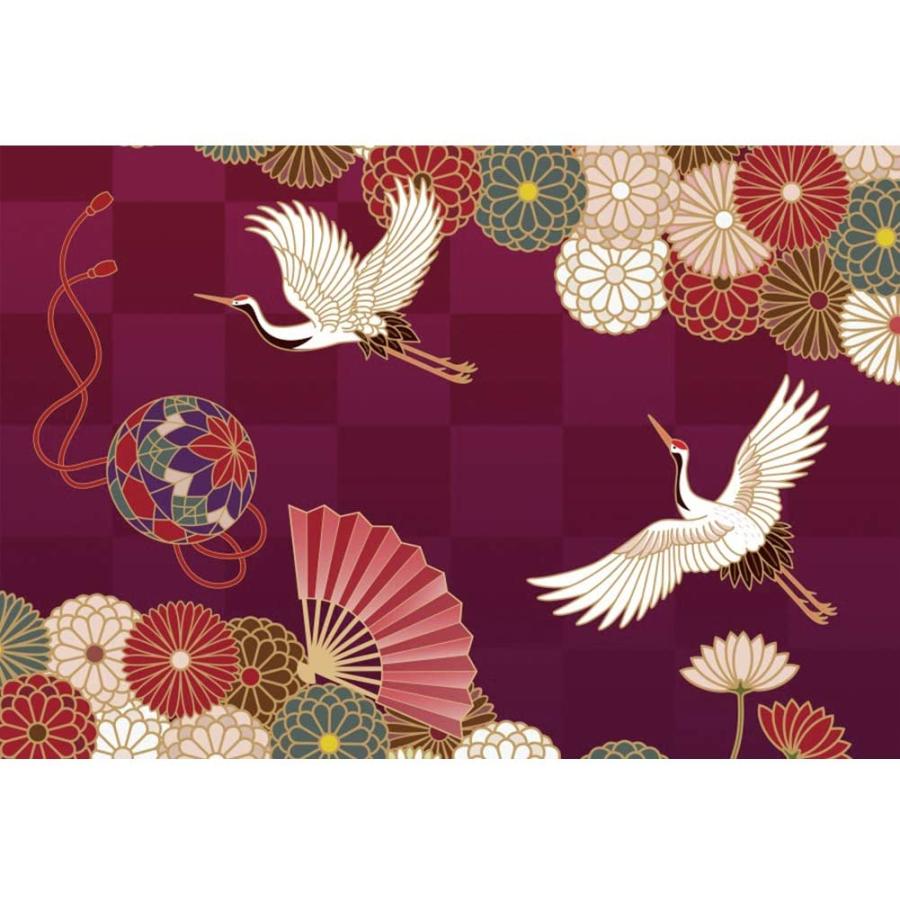 Qinunipoto 1 5mx1m背景布 写真撮影用 和風 背景 和風背景 鶴の扇子と菊の花 撮影 写真の背景 ポリエステル 洗濯可 白鶴 Uhs By 0 通販 Yahoo ショッピング