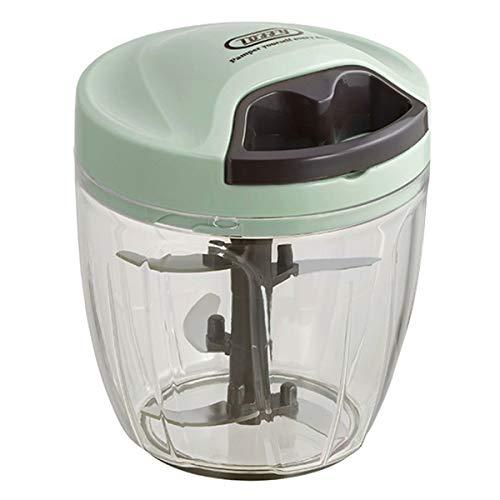 ぼん家具 電源不要 手動 フードプロセッサー みじん切り チョッパー フードカッター おしゃれ ペールアクア Uhs By 0 通販 Yahoo ショッピング