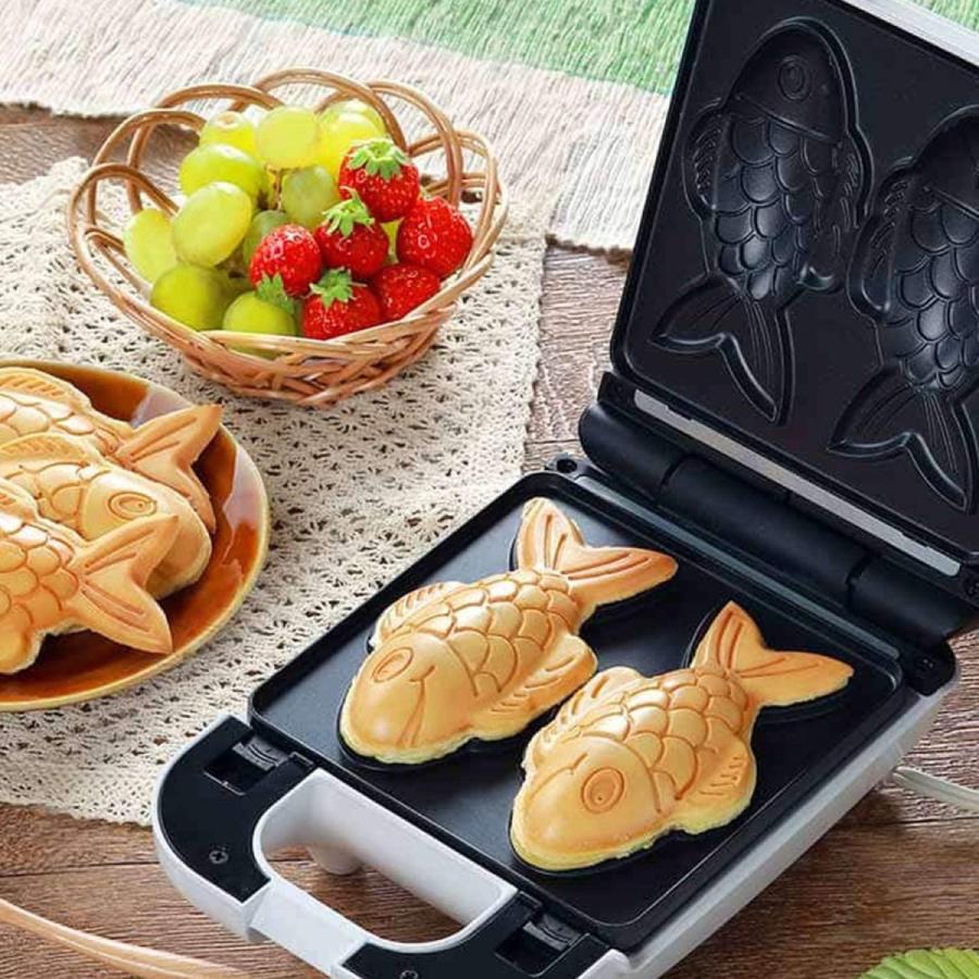たいやきメーカー 着脱式プレート たい焼きメーカー フッ素樹脂加工 着脱式プレート 簡単 自宅で 手作り たい焼き たい焼き器 鯛焼き 型 Uhs By 0 通販 Yahoo ショッピング