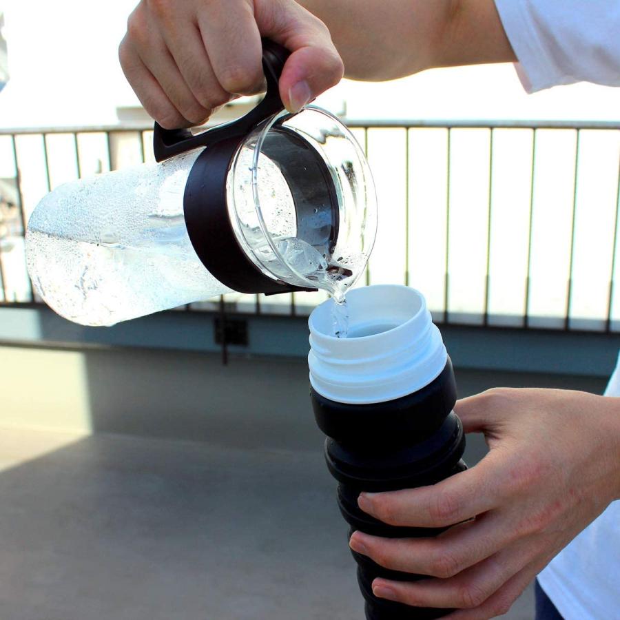 水筒 マイボトル 折りたたみ Aqua Hack エコ 節約 たためる モノトーン オシャレ Uhs By 0 通販 Yahoo ショッピング