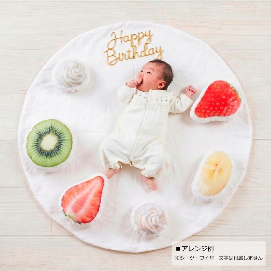 おくるみクレープ (フルーツ増し増しセット）写真撮影 マンスリーフォト 100日 出産祝い】おくるみクレープ〈デザートセット〉撮影専用／女の子