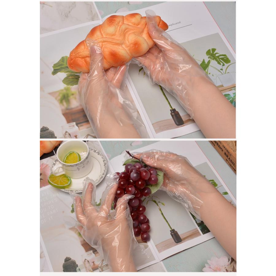 【100枚×100冊】ポリエチレン手袋 PE手袋 食品衛生適合 透明 使い捨て手袋 フリーサイズ　激安 10,000枚 |  | 04