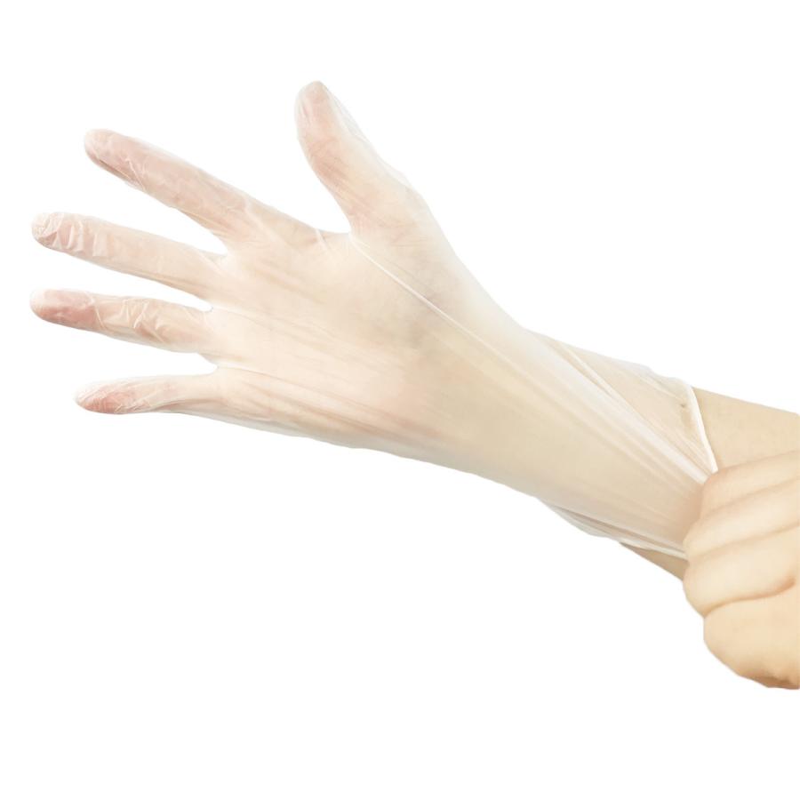 【2000枚】プラスチック手袋S/M/Lサイズ 粉なし PVCグローブ 使い捨て手袋 PVC手袋　パウダーフリー 2000枚入り  ウイルス予防 |  | 06