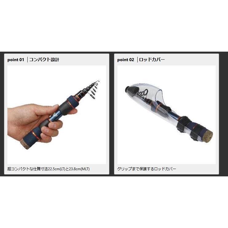 プロックス( PROX) VICEO テレショーティーSE TSHS55LT 5.5ft 振出竿 スピニング モバイルロッド