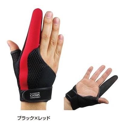 早割クーポン Ogk ダブルフィンガーガード Og304kr 右手用 ブラック レッド フリー Materialworldblog Com