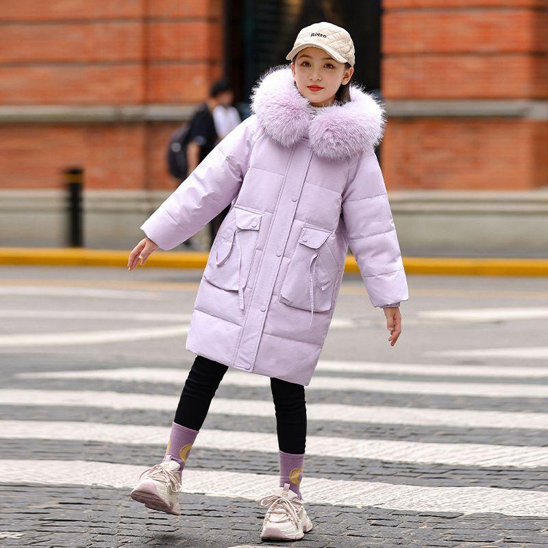 ダウンコート キッズ 子供服 女の子 ダウンジャケット キッズ ロング  