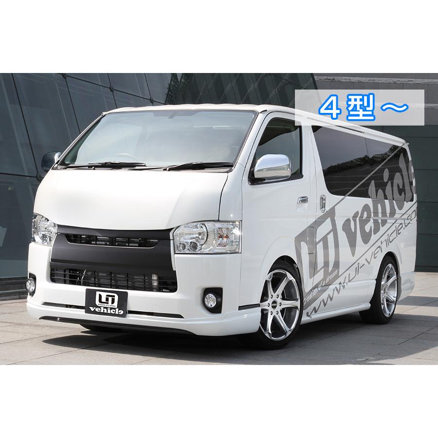 ハイエース4型標準ボディーリップスポイラー 4型～現行モデルハイエース 標準ボディー用 ESSEX フロントリップ