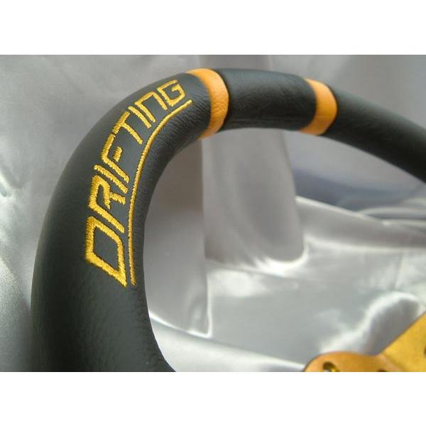 MOMO ステアリング DRIFTING ドリフティング 35φ オレンジ