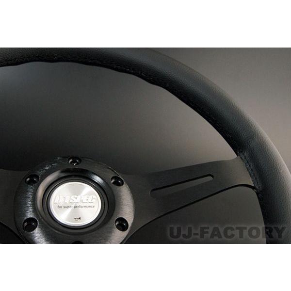 D1 SPEC ステアリング FLAT-C(フラットC) ブラックレザー D1 SPEC ステアリング FLAT-C(フラットC) ブラックレザー