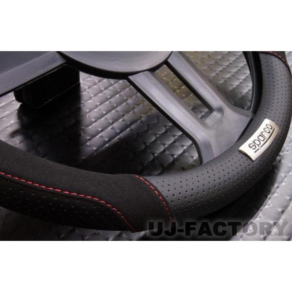 SPARCO/スパルコ】 スエードタイプ ブラック/レッドステッチ