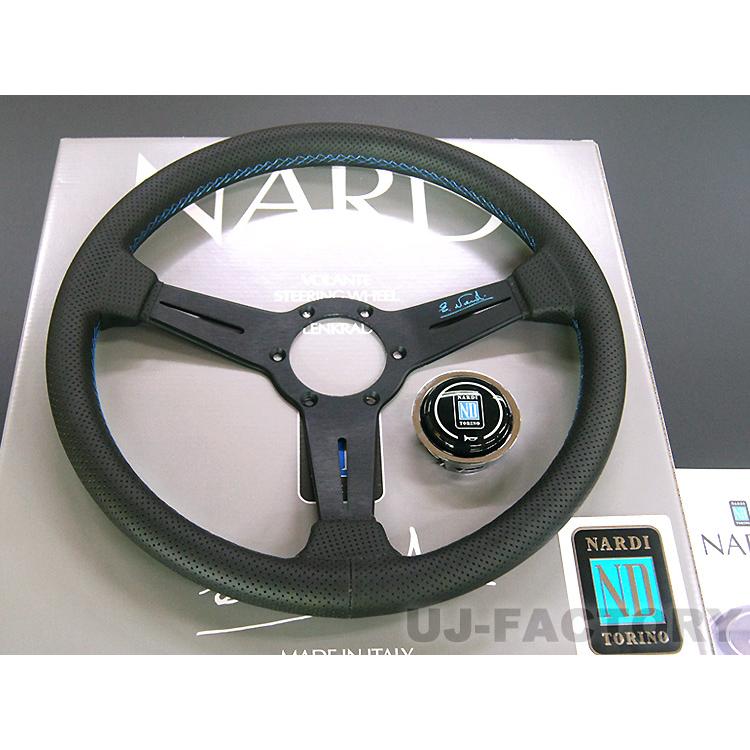 正規品 NARDI SPORTS TYPE A 340 ステアリング ブラックパンチング