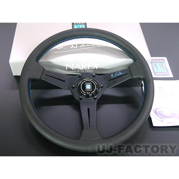 正規品 NARDI SPORTS TYPE A 340 ステアリング ブラックパンチング