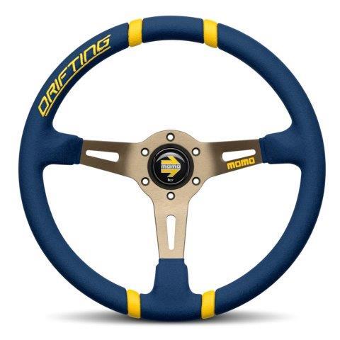 MOMO DRIFTING MICROFIBER マイクロファイバー ドリフティング BLUE