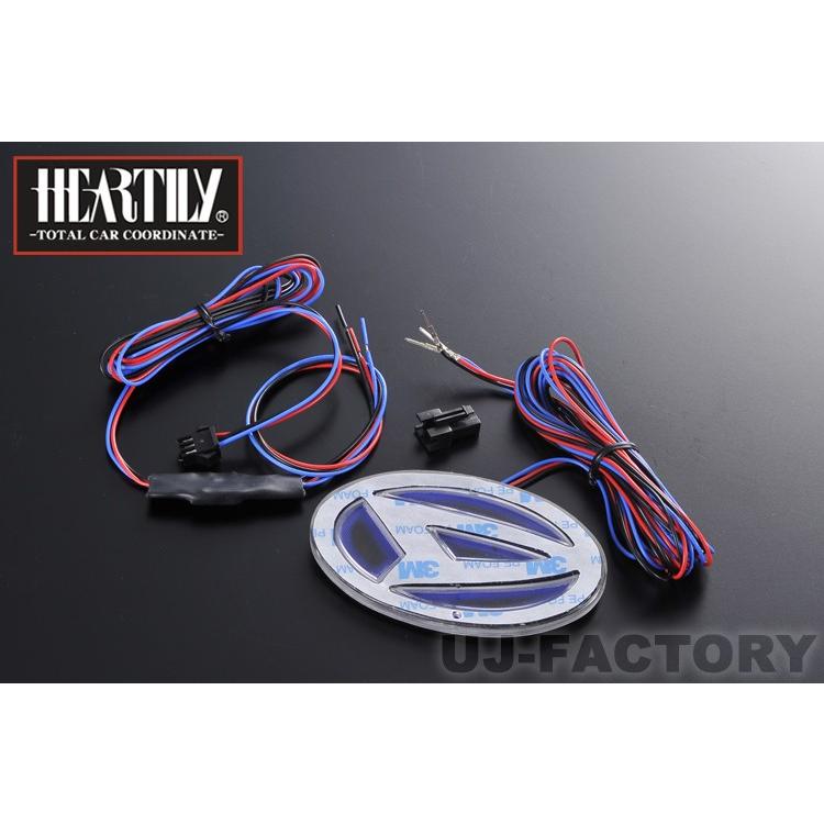 HEARTILY LEDシャイニングエンブレム DAIHATSU ダイハツ (D-01) 92.5 × 57.5mm スモール時：ブルー⇔ブレーキ時：レッド｜uj-factory｜03