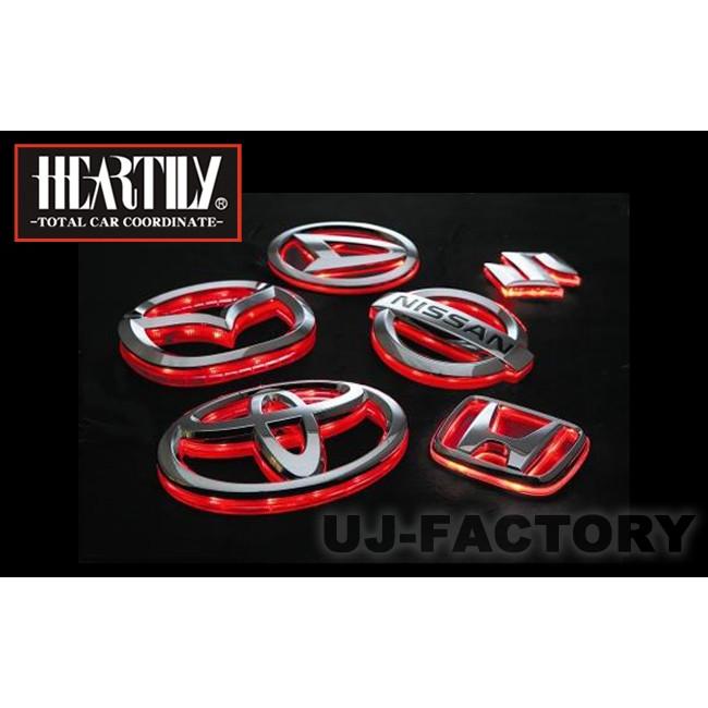 HEARTILY LEDシャイニングエンブレム MAZDA マツダ (M-01) 125.5×100mm