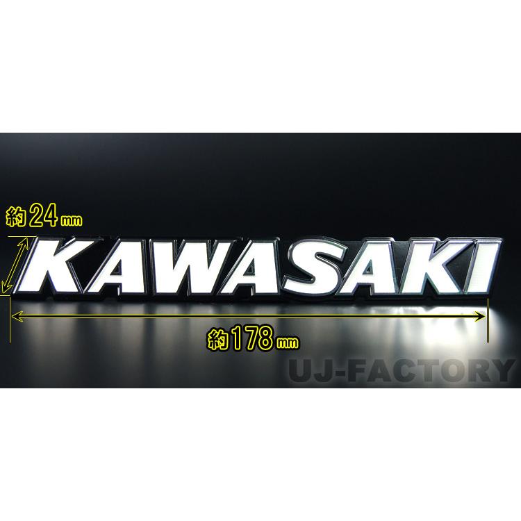 カワサキ（Kawasaki） 純正 クラシックエンブレム 2枚セット J2012