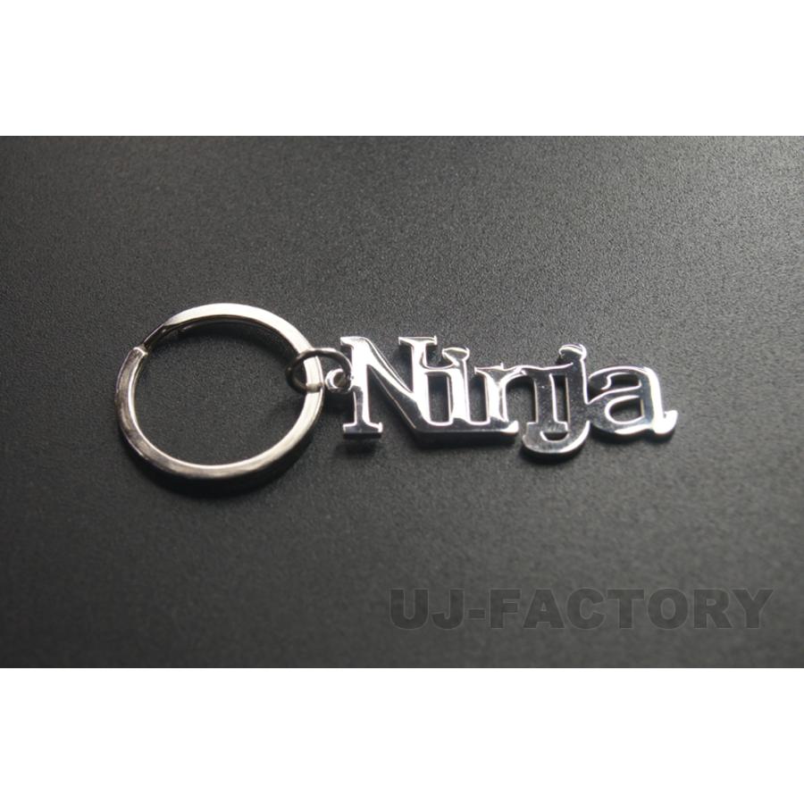 メタルキーホルダー ステンレス 切文字 カワサキ Ninja ZX-6R / ZX-4R