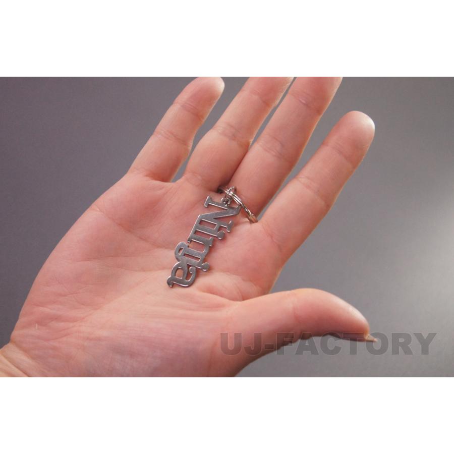 メタルキーホルダー ステンレス 切文字 カワサキ Ninja ZX-6R / ZX-4R