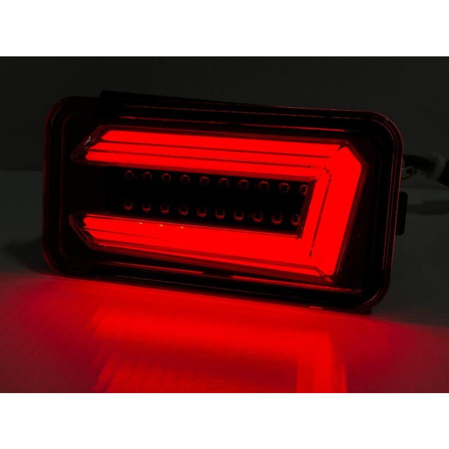 クリアワールド フルLEDテール 流れるウインカー インナーBK/レッド
