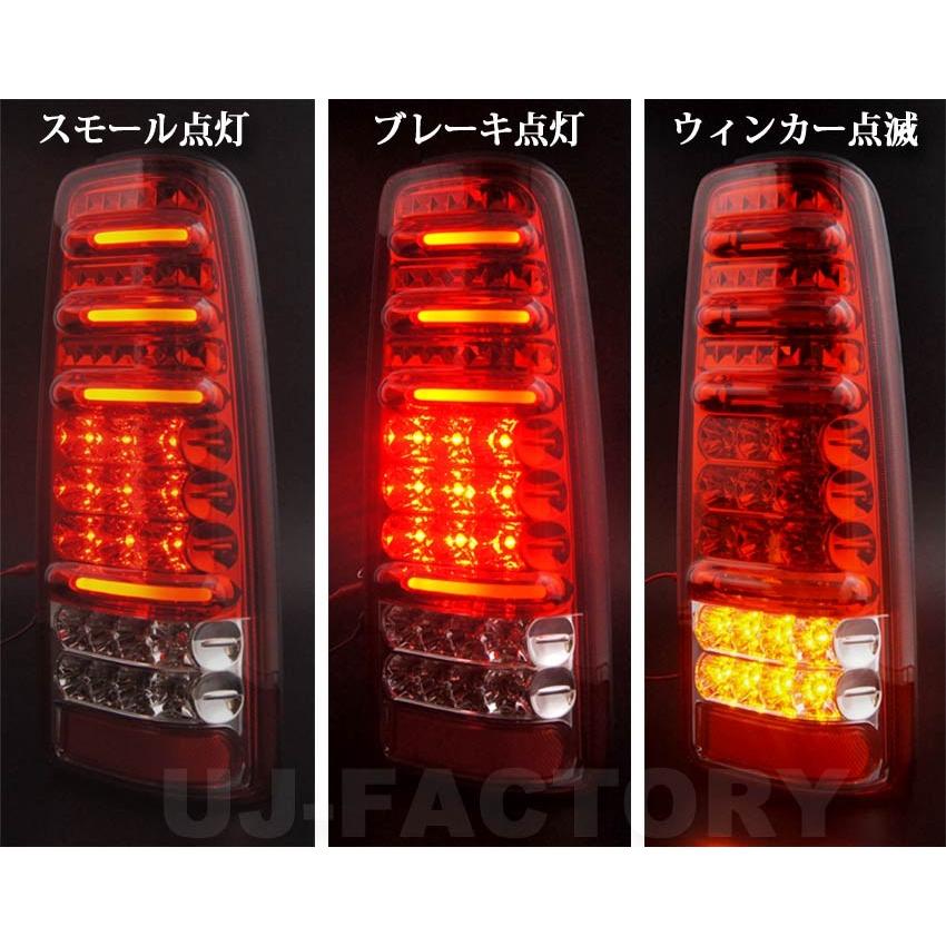 MBRO 流れるウインカー サンダーLEDテールランプ   レッド  ジムニー/JIMNY JB23W (STJBJIMY-2LSW-RC-04)｜uj-factory｜02