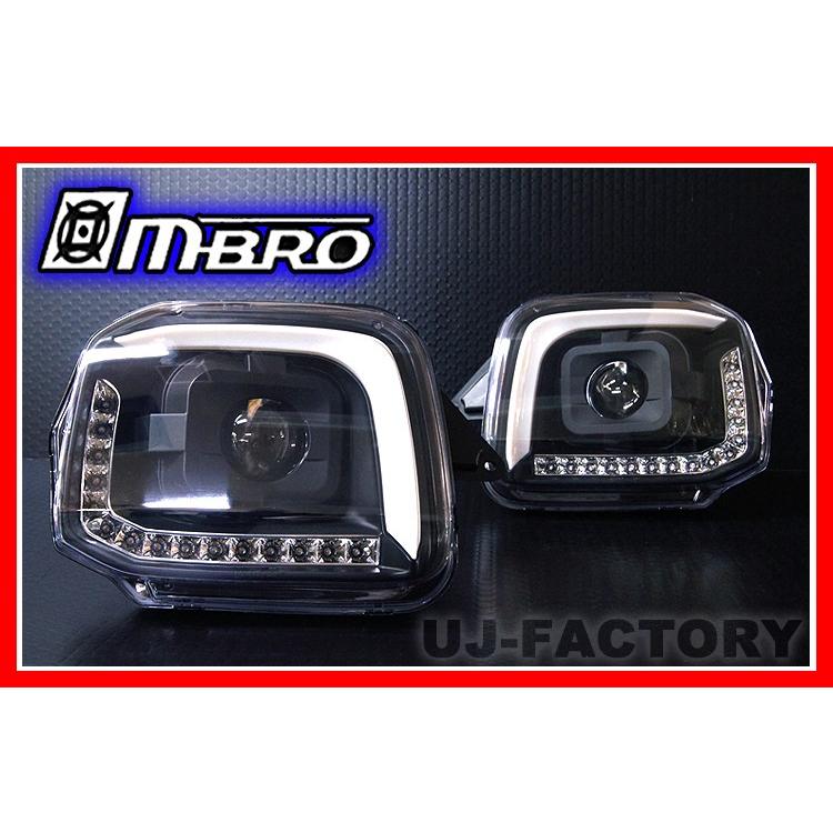 MBRO LEDヘッドライト＆ハーネス 切替式・流れるLEDウィンカー ブラック ジムニー JIMNY JB23W (SHJBJIMY-2LSW-CB-04)