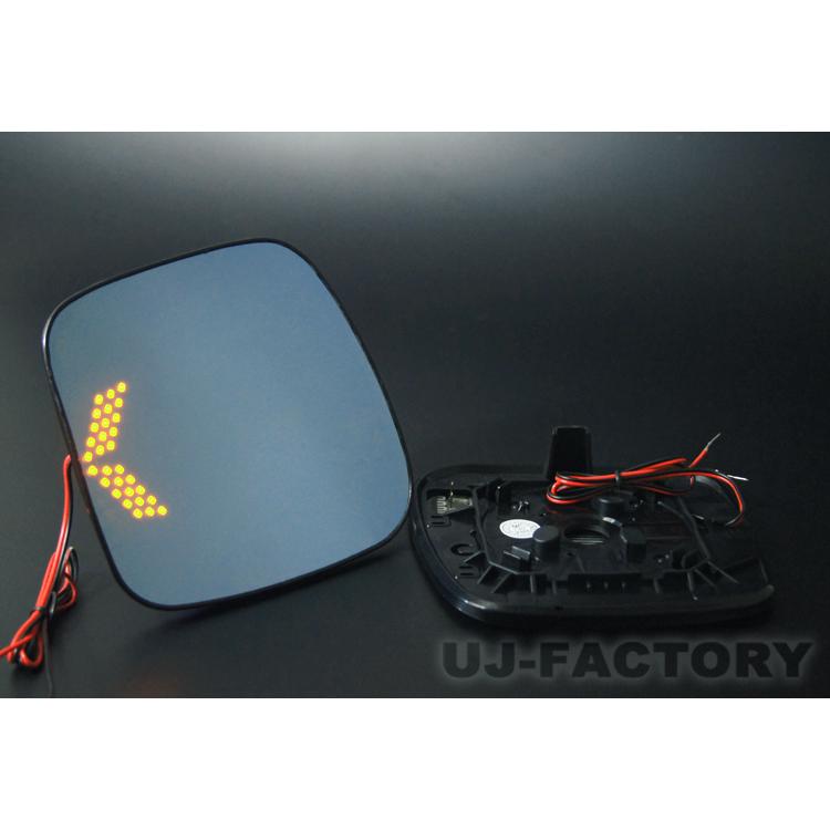 即納 シーケンシャルタイプ ブルーレンズ ドアミラー/ヒーター付