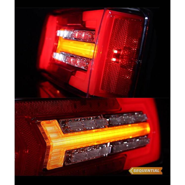 G-FACTORY 流れるウィンカー LEDテールランプ 4個セット ECE、EMC国際認証 / エレガンスα (アルファ) フルLEDテールランプ