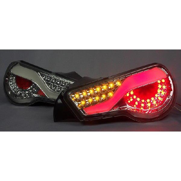 即納！】☆LEDテールランプ☆ トヨタ 86専用 ZN6 クローム SHARK