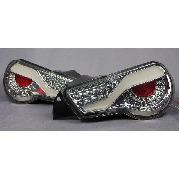 即納！】☆LEDテールランプ☆ トヨタ 86専用 ZN6 クローム SHARK