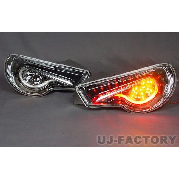即納！】☆LEDテールランプ☆ トヨタ 86専用 ZN6 ミラークローム