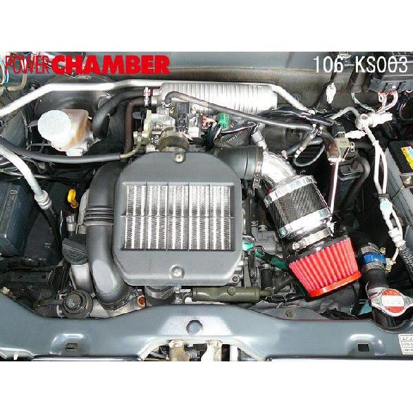 TOPFUEL/零1000】 パワーチャンバー軽自動車専用 レッド スズキ