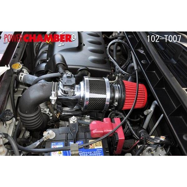 TOPFUEL/零1000】 パワーチャンバー TYPE-2 レッド トヨタ ヴィッツRS