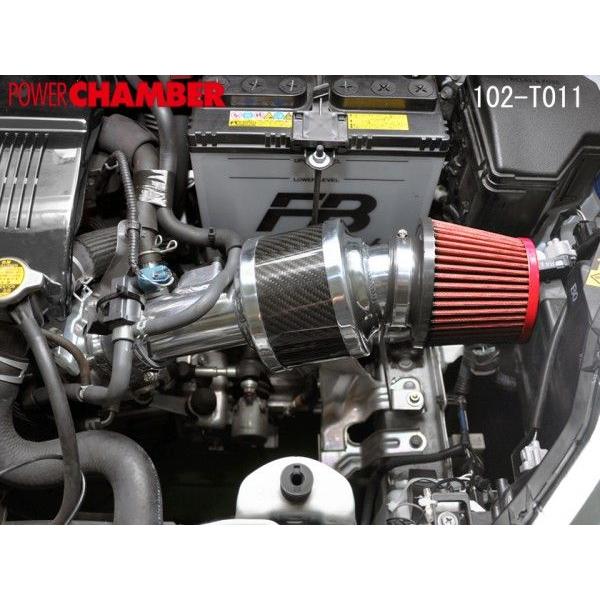 TOPFUEL/零1000】 パワーチャンバー TYPE-2 レッド トヨタ ヴィッツRS 