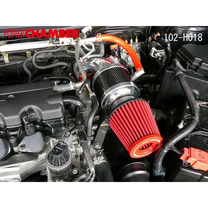 TOPFUEL/零1000】 パワーチャンバー TYPE-2 レッド ホンダ ストリーム 