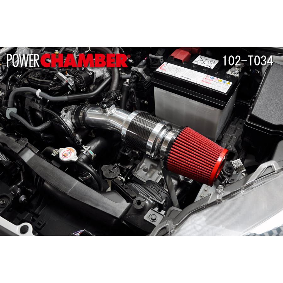 TOPFUEL/零1000】 パワーチャンバー TYPE-2 レッド TOYOTA GRヤリス RS