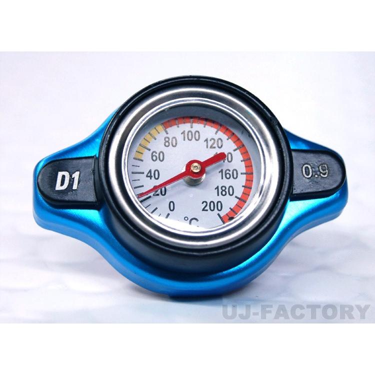 即納！】 D1 SPEC 水温計付 (0.9k) ラジエーターキャップ / L