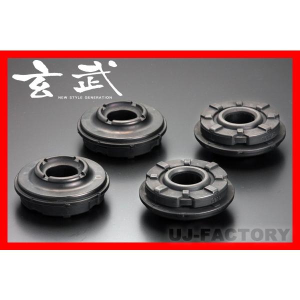 ハイエース200系 2WD用 【新品】玄武ハードストラットブッシュ SGB02H Amazon | Genb(玄武) ハイエース TRH/KDH200系 (2WD) ハードストラット