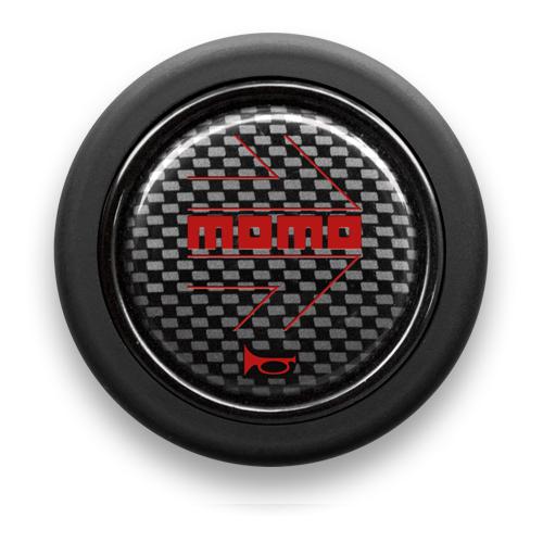 モモ モデナ 35パイ レッド カーボン MOMO MODENA ホーンボタン MOMO（モモ） momo正規品 ホーンボタン カーボン・レッド/CARBON RED