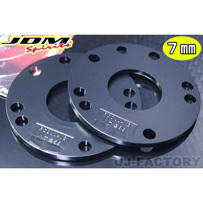 JDM ハイクオリティ ホイールスペーサー 2枚セット 7mm P.C.D114.3/ 5