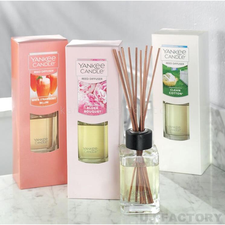 【YANKEE CANDLE】 スクエアリードディフューザー 《19 ライラックブロッサム》 Square Reed Diffuser カメ