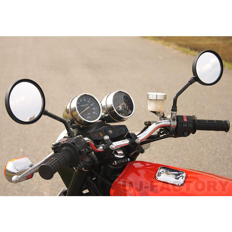MAD MAX バイク用 汎用 Z2タイプミラー ブラック 2本入 10mm MAD MAX バイク用 汎用 Z2タイプミラー ブラック 2本入 10mm