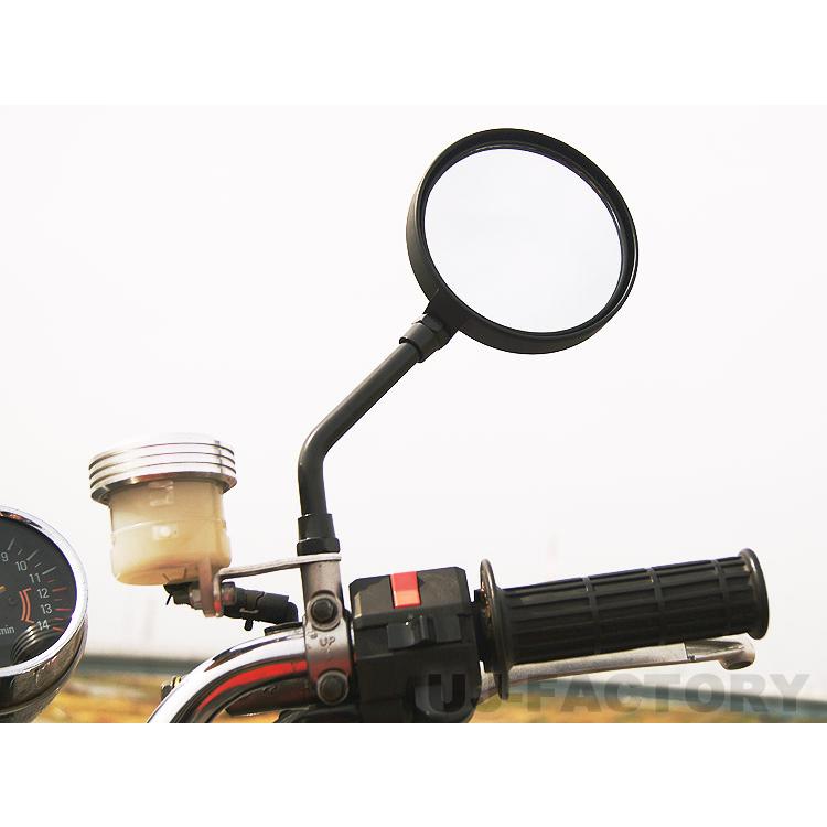 MAD MAX バイク用 汎用 Z2タイプミラー ブラック 2本入 10mm MAD MAX バイク用 汎用 Z2タイプミラー ブラック 2本入 10mm