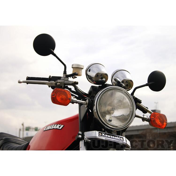 MAD MAX（マッド マックス） バイク用 汎用 Z2タイプミラー ブラック 1