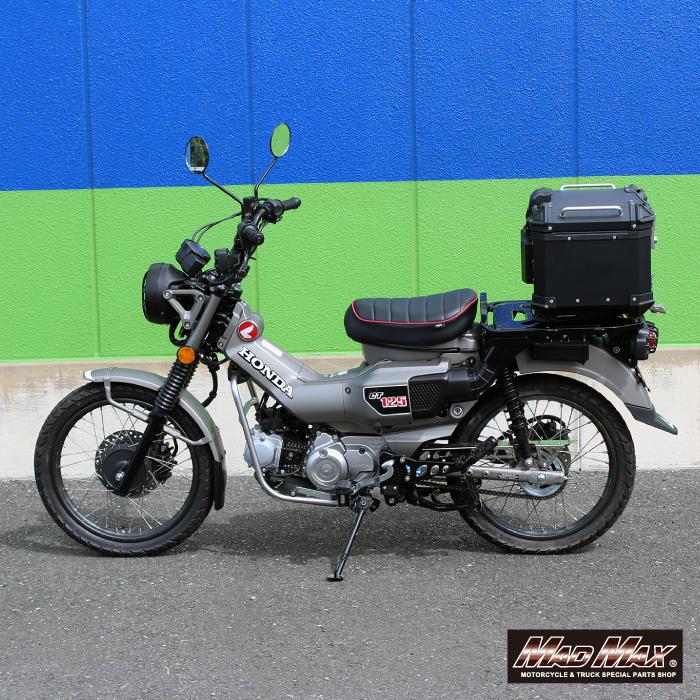 MAD MAX オートバイ用 アルミ製 リアボックス WX トップケース 45L シルバー (MM18-WX45L-SV) マッドマックスの画像